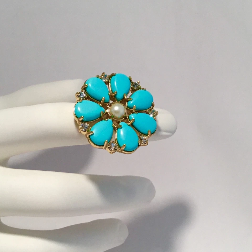 ANILLO KATE SPADE TURQUESA NUEVO CON ETIQUETAS Foto 4 de 4
