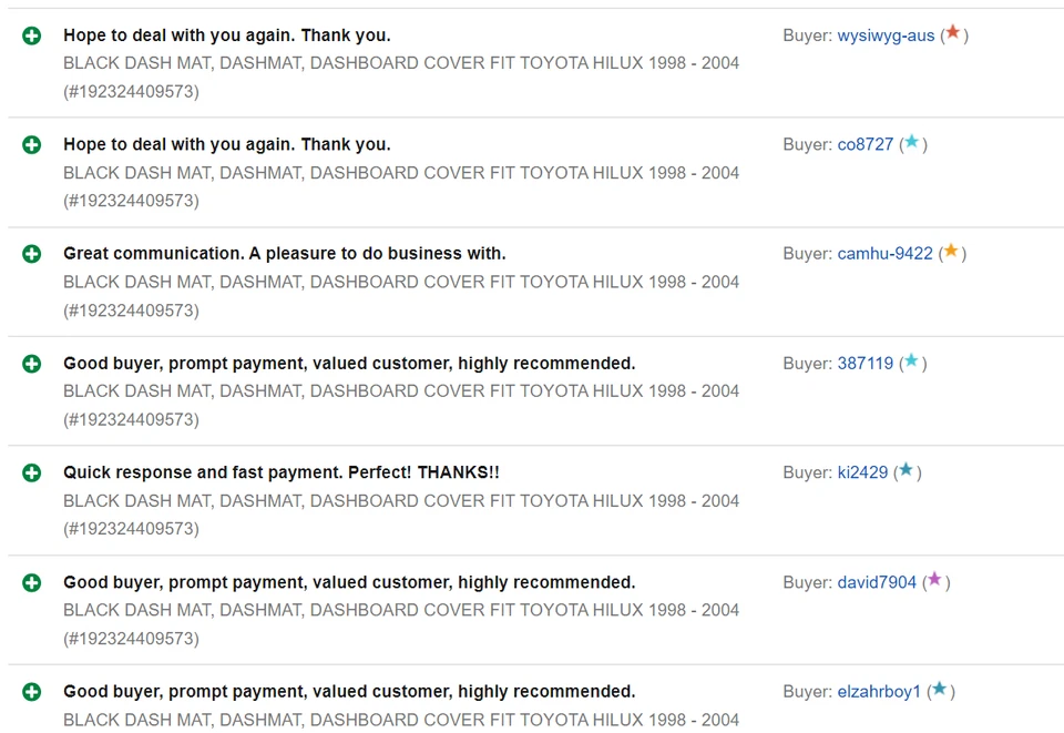 BLACK DASH MAT, DASHMAT, DASHBOARD COVER FIT TOYOTA HILUX 1998 - 2004 RHD - image 4 of 4