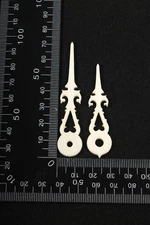 Set real buffalo bone cuckoo clock hands 64mm minute S203. More sizes available
