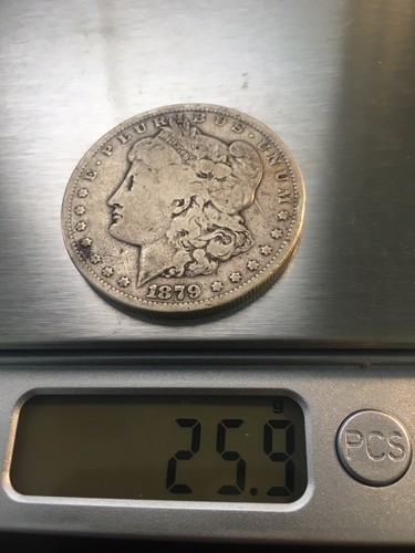 1879 S Morgan Silver Dollar U. S. Collectable Coin "S" WOW - Picture 3 of 9