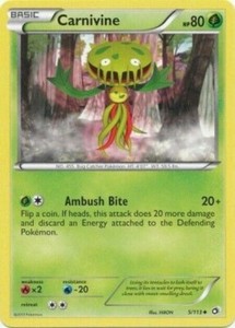 Carnivine 5/113 Legendary Treasures Uncommon Light Play Pokemon DNA GAMES
