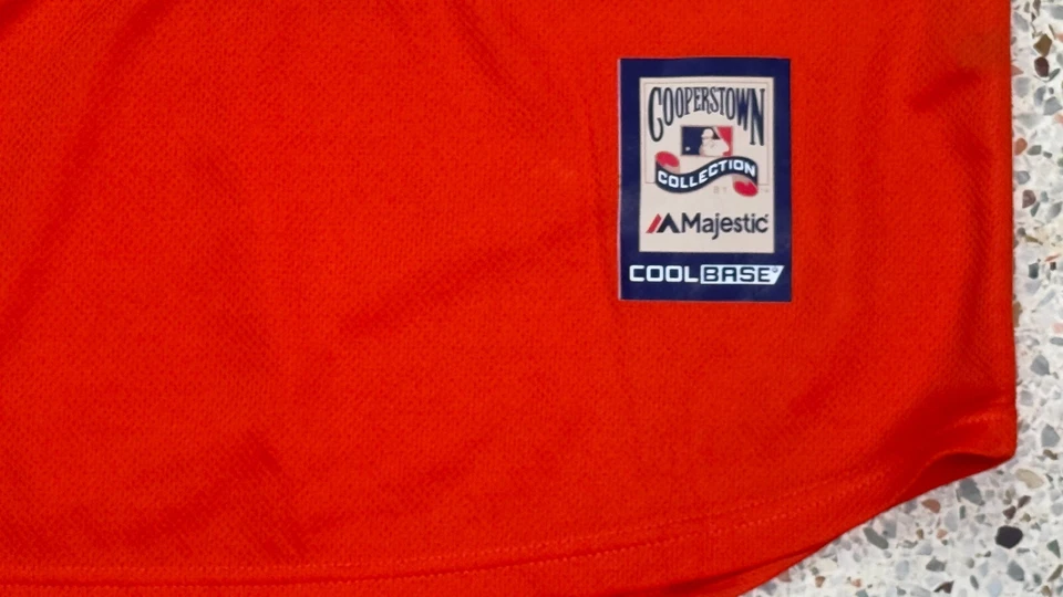 Camiseta Majestic MLB Houston Astros #5 2017 Salón de la Fama Jeff Bagwell Talla XXL Foto 3 de 4