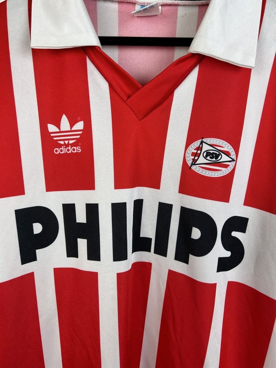 Vintage Adidas PSV Eindhoven 1990/92 Home Kit Soccer Jersey Size L
