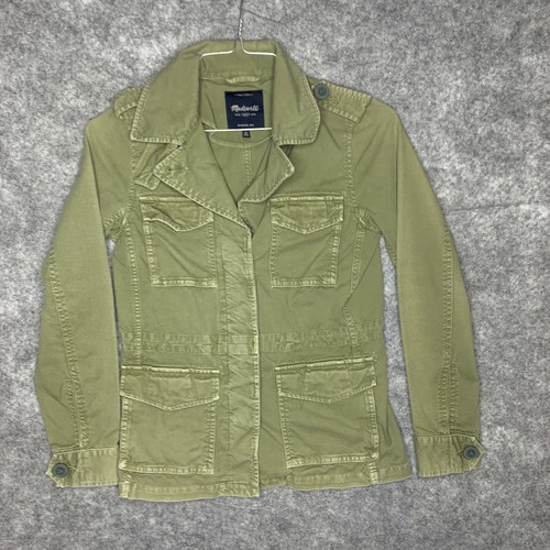 Madewell Field Jacket Womens XS Green 