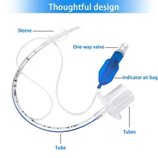 2pcs Pet Tracheal Intubation Equipment Dog Cat Monkey Medical First Aid Sterile