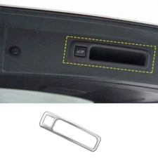 Silver Titanium Rear Trunk Button Handle Frame 20-23 For Toyota Highlander