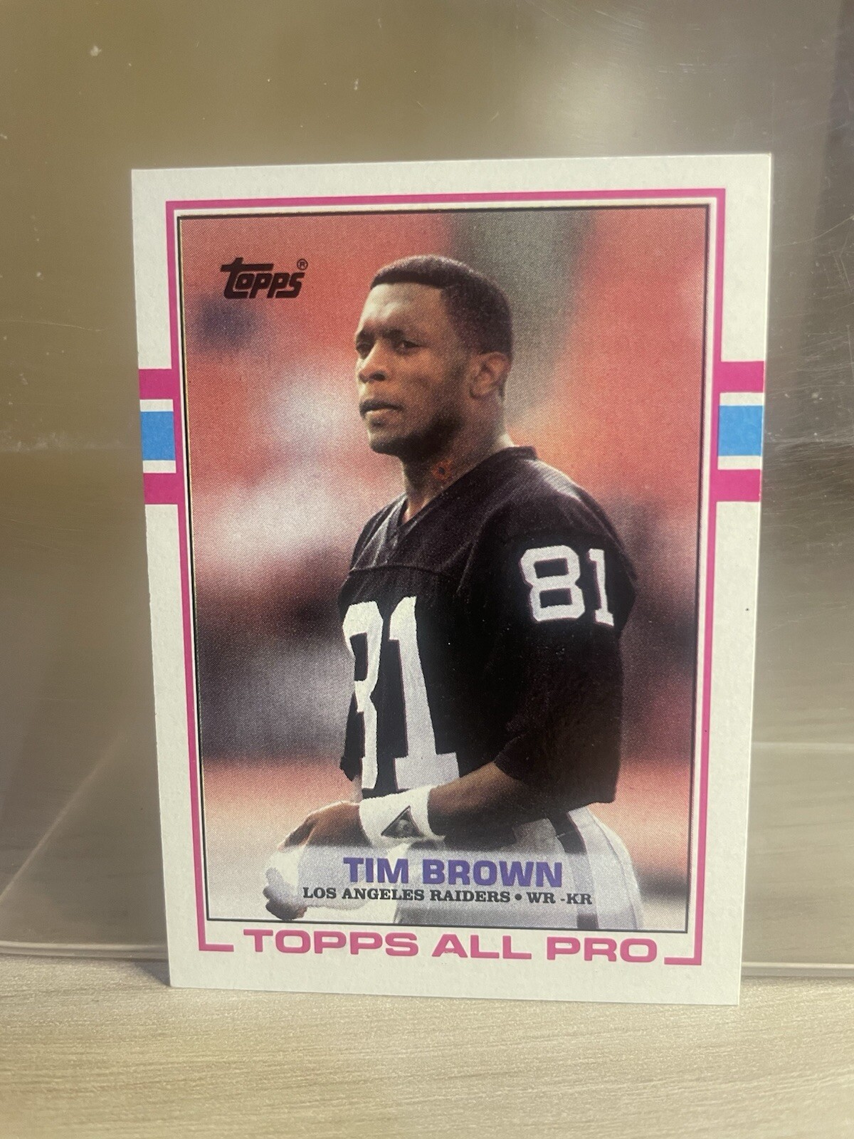 1989 Topps - #265 Tim Brown (Rookie Card)