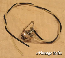 Pre-wired Switchcraft 1/4" JACK nickel USA fits Fender Strat Tele Gibson SG