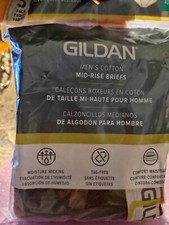 Men's Gildan mid-rise briefs XL 40" - 42" 3pack