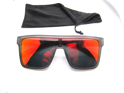 GLINDAR sunglasses Fire mirror lens square Polarized Sunglasses for Men Women