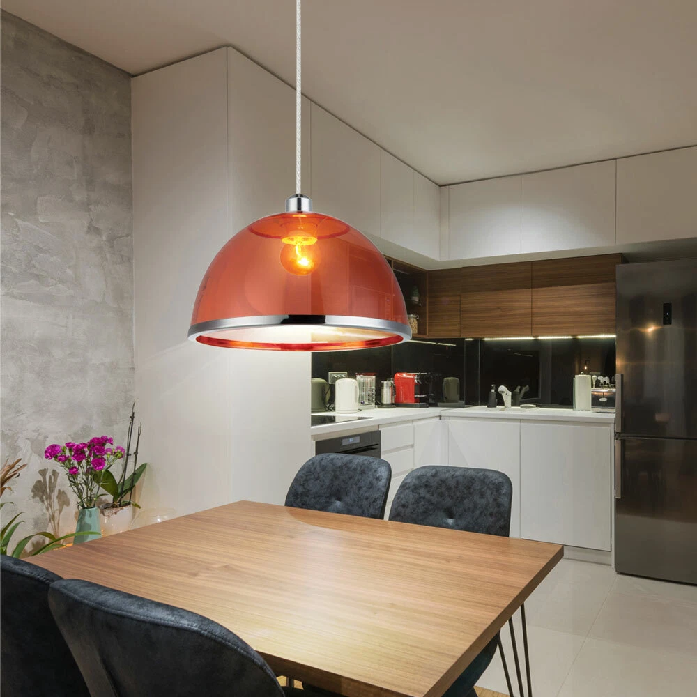 Plafonniers et lustres rouges pour la maison, chambre
