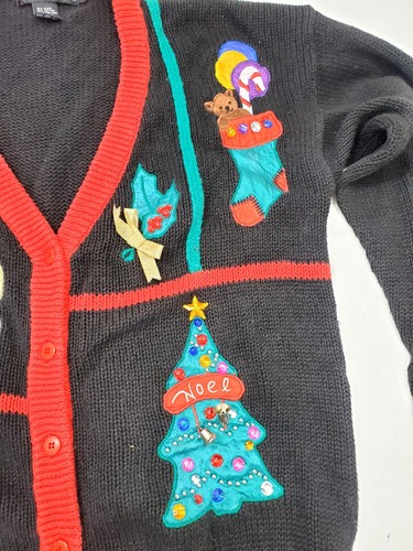 Vintage Work-in-Progress Womens Classics Christmas Sweater Medium - Picture 5 of 12