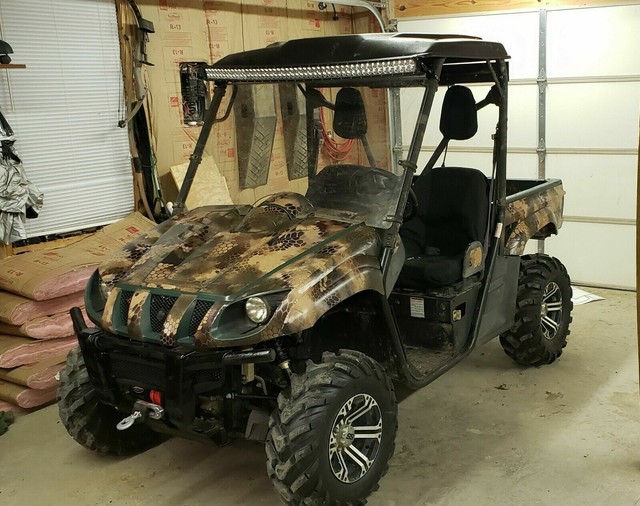 Yamaha Rhino 0412 side by side 450 660 700 HEX CAMO Wrap Decal Sticker