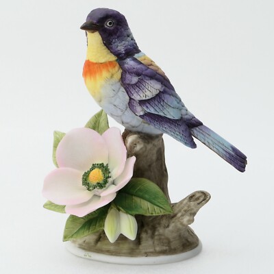 Andrea PARULA WARBLER Porcelain Bird Figurine - #8627 / Vintage