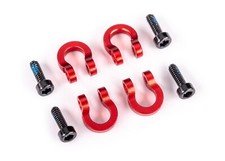 TRAXXAS BUMPER D-RINGS ALUM RED TRA9734R