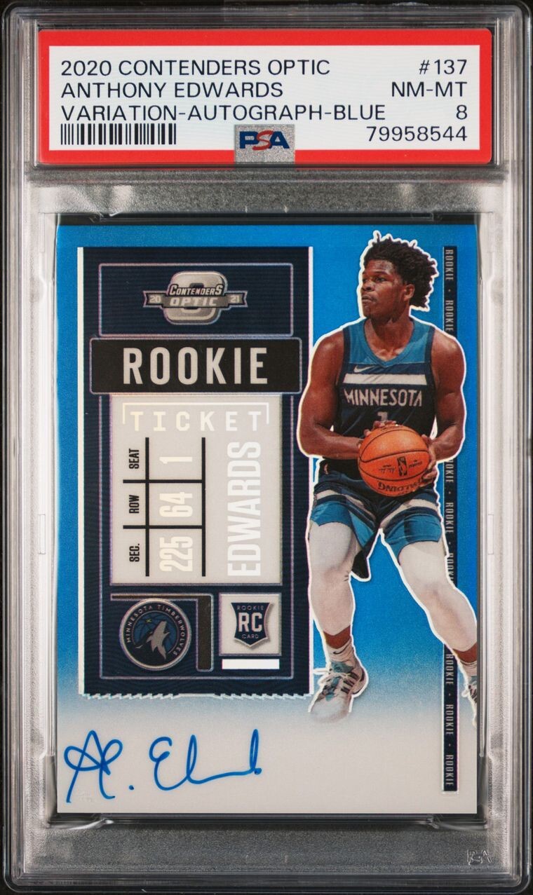 15 Anthony Edwards アンソニーエドワーズサインauto