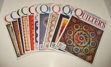 Quilter's Newsletter Magazine 2000 Complete Year Lot Of 10 Issues