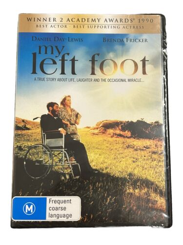 My Left Foot DVD Region 4 PAL Brand New Sealed Daniel Day Lewis - Afbeelding 1 van 2