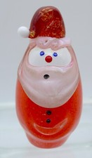 Paul Crosbie SANTA CLAUS Studio Art Glass CHICO CALIFORNIA 4 1/4