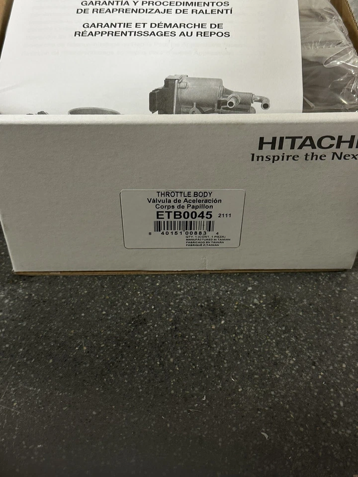 Fuel Injection Throttle Body Hitachi ETB0045 Fits Mercury Ford 2005-2007 - Image 4 of 4