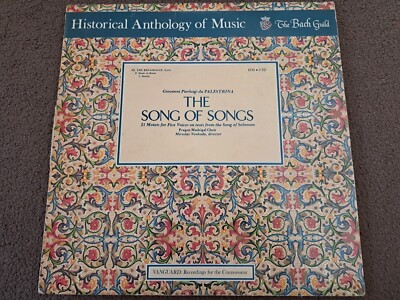 Giovanni Pierluigi da Palestrina - The Song Of Songs -LP-The Bach Guild  HM-9 SD