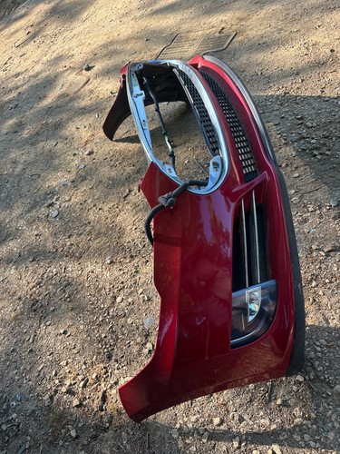 12-16 OEM Tesla Model S OEM RED FRONT BUMPER COVER ASSEMBLY - Picture 3 of 9