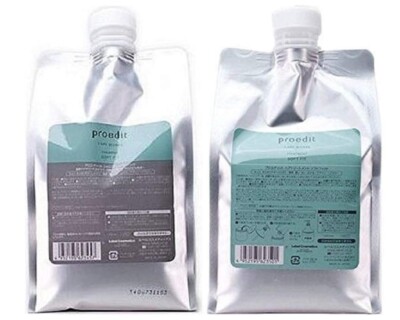 LebeL Proedit Refill Soft Fit Shampoo Treatment Set 1000 mL Care Works White Pro