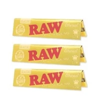 RAW Classic Ethereal King Size Rolling Paper | 3 packs of King size paper