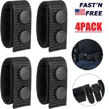 4Pcs Belt Keepers Nylon Duty Belt Keepers Security Tactical Belt Keepers Double