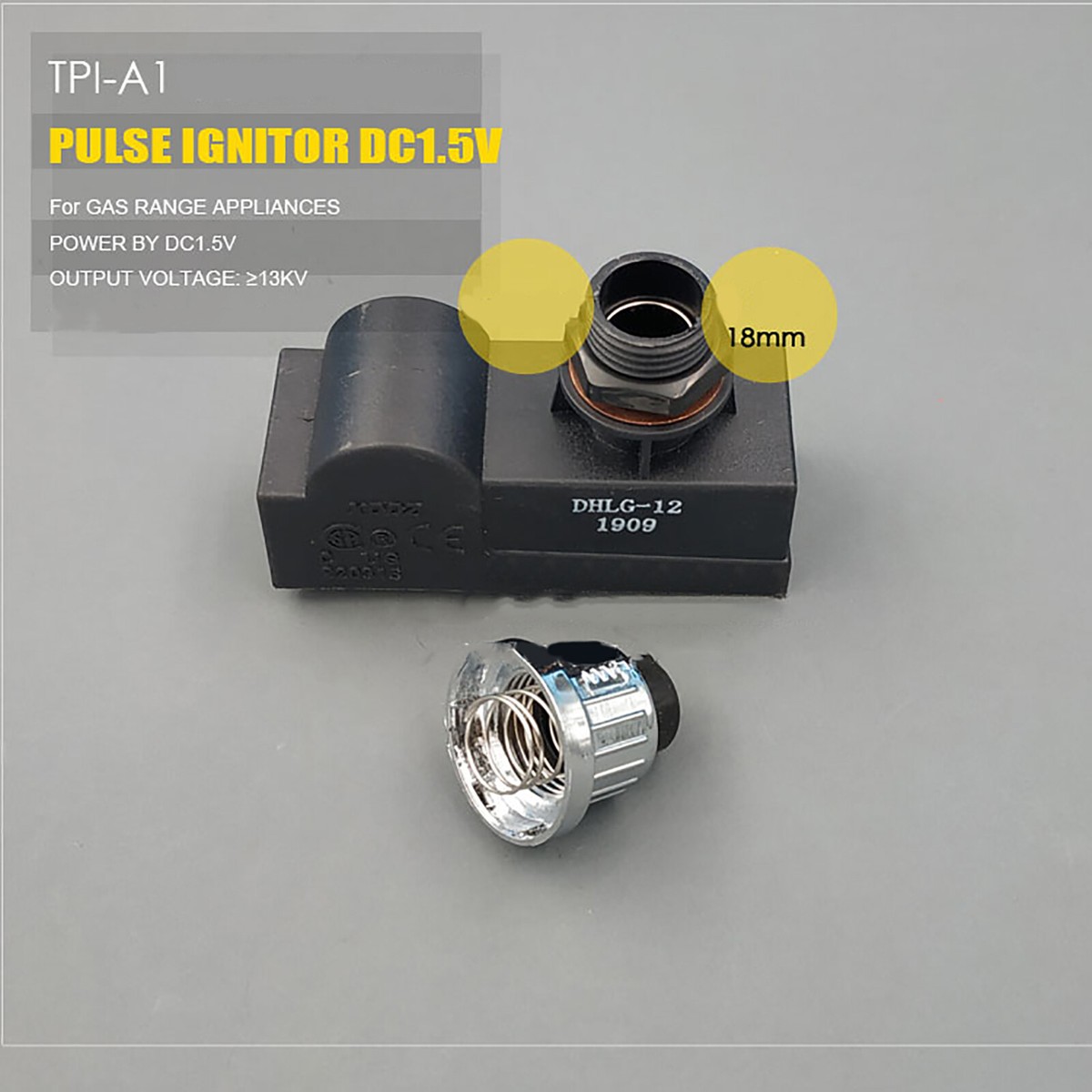 For Gas DHLG12 Single-head Pulse Igniter Battery Firing Double
