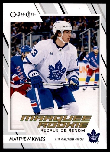 Matthew Knies 2023-24 O-Pee-Chee #573 Toronto Maple Leafs