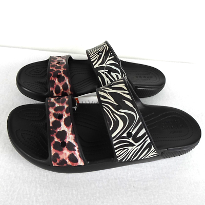 Crocs Animal Print Slides Men