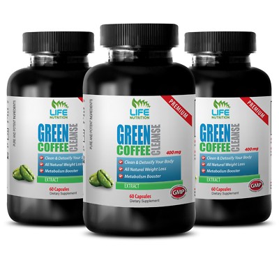 Appetite Control - Green Coffee Cleanse 800mg - Best Weight Loss Capsules 3B