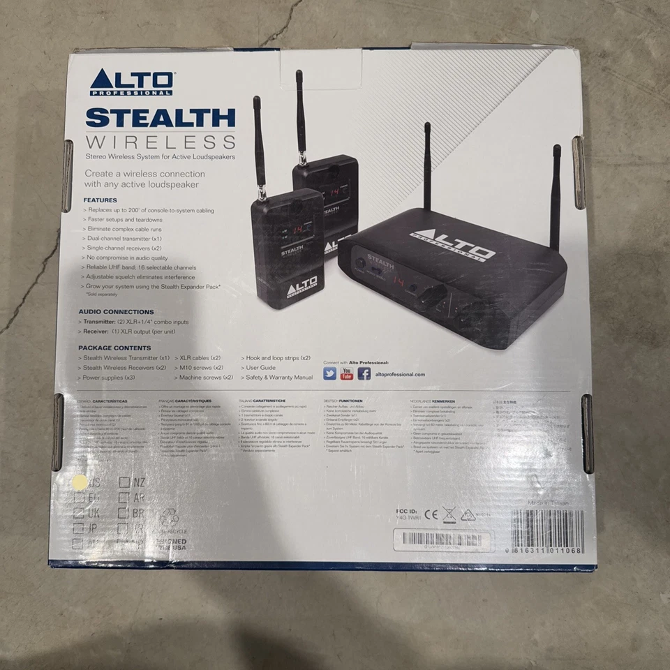 Alto Stealth Wireless Stereo System for Active Speakers - Image 3 of 3