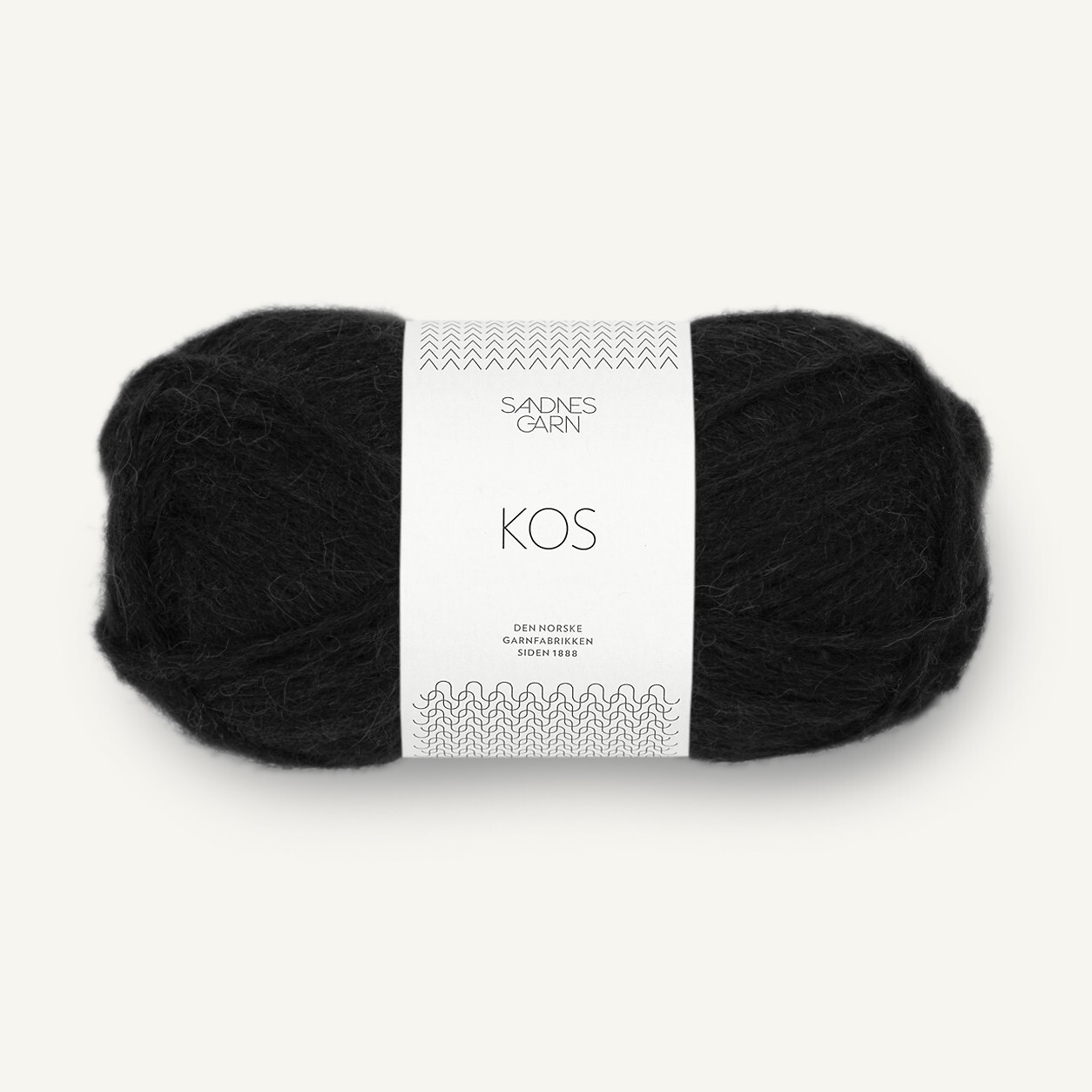 Kos by Sandnes Garn - Black (1099) - 50 g / approx. 150 m Wool