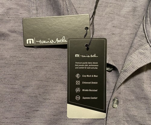 Neu mit Etikett Travis Mathew Auckland Slub von vielen One Cup Logo Herren Golf Polo-Shirt Gr. L - Bild 6 von 17