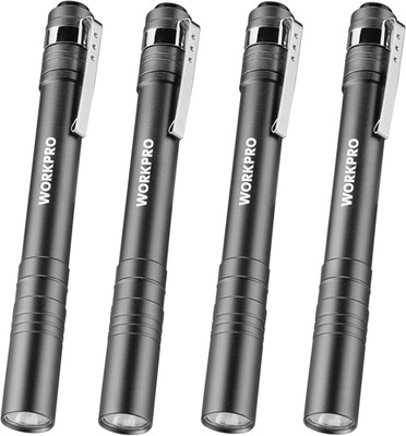 LED Pen Light, Aluminum Pen Flashlights, Pocket Flashlight with Clip for Inspect