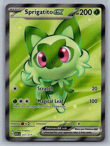 Sprigatito ex 251/217 Ascended Heroes Ultra Rare Full Art Holo