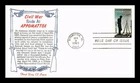 Dr Jim Stamps Civil War Centennial Appomattox First Day Cover Khol Kraft Cachet