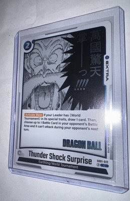 Thunder Shock Surprise SB01-022 Common Manga Booster 01 NM Dragon Ball Fusion
