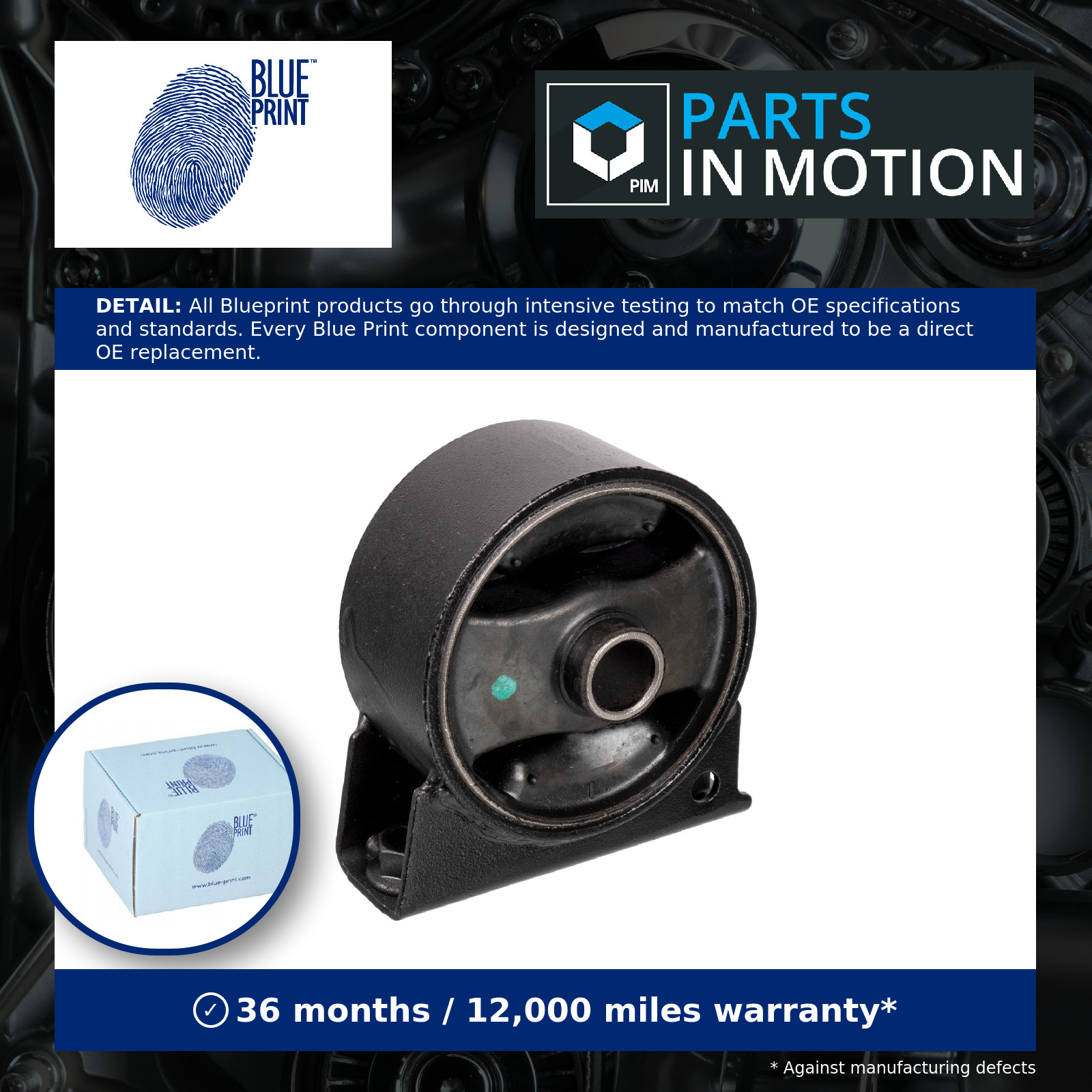 Engine Mount fits MITSUBISHI OUTLANDER Mk2 2.0 Front 06 to 12 4B11 Mounting New - Image 4