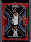2020-21 Panini Prizm Anthony Edwards RC Ruby Wave Prizm #258 Timberwolves