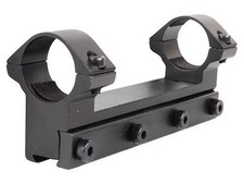 RWS Lock Down Rimfire and Airgun Scope Mount Integral 1" Rings Gloss Black