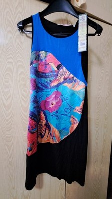 Smash Kleid Gr.L blau/schwarz neu mit Etikett