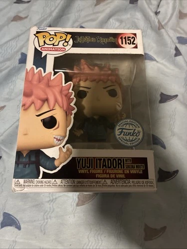 Funko Pop! Jujutsu Kaisen Yuji Itadori with Sukuna Mouth #1152  W/pop protector