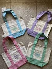 Trader Joe’s Mini Pastel Canvas Tote Bags (All Four Colors)