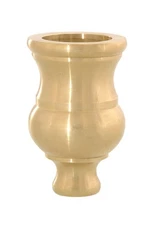 B&P Lamp Cast Brass Candle Cup, 2 3/8" Dia., Polished & Lacq.