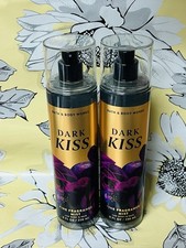 Bath  Body Works DARK KISS Fine Fragrance Mist 8oz Spray New QTY 2 