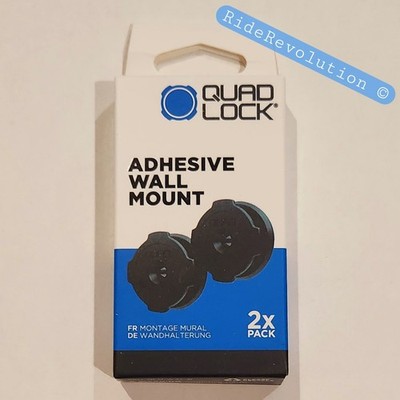 Quad Lock Home/Office/Car Adhesive Wall Mount (2 pack) - NEW IN BOX!