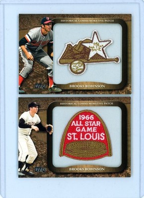   2 - BROOKS ROBINSON 2009 Topps Historical Commemorative Patch All Star Game